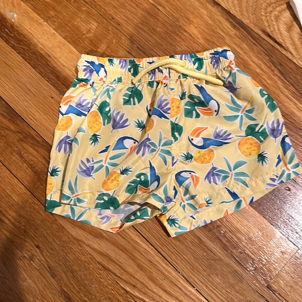 Zara boys swimming trunks, size 12-24, tucan